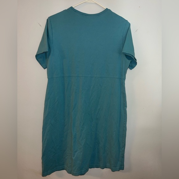 Bundle of Two L.L. Bean Dresses T-shirt style (Blue and Pink) - Picture 8 of 9